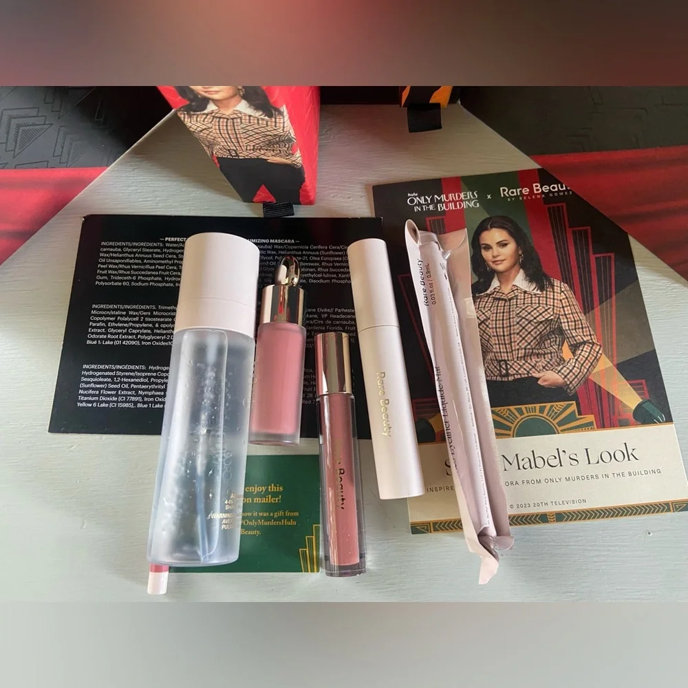 NWT Selena Gomez x Only Murders in the Building x Rare Beauty Collectors Box